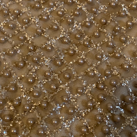 Luxxel pearl sequin skirt Gold - Picture 3 of 3
